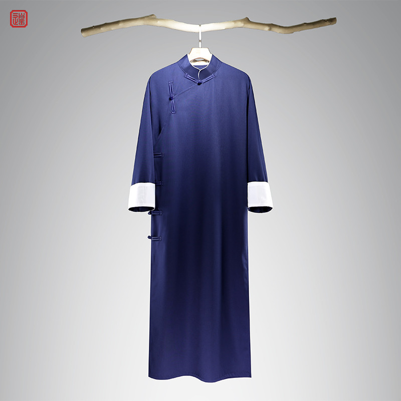 Coat Clothes Group Crosstalk Robe Collar Folk Coat Groomsmen Chinese ...