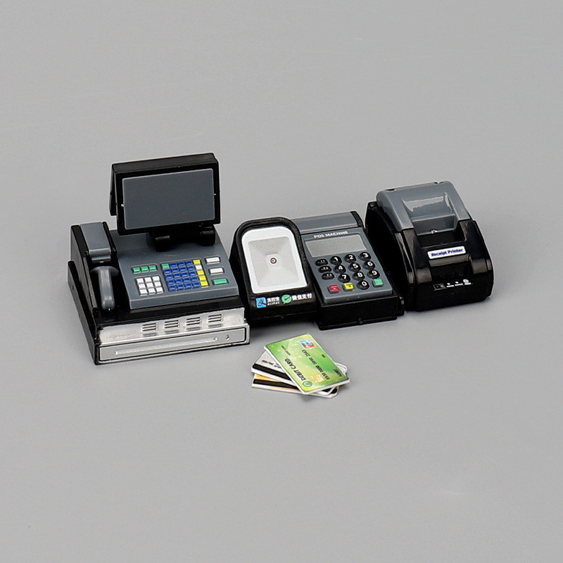 Play House Toys Mini Supermarket Cash Register Credit Card Register POS ...