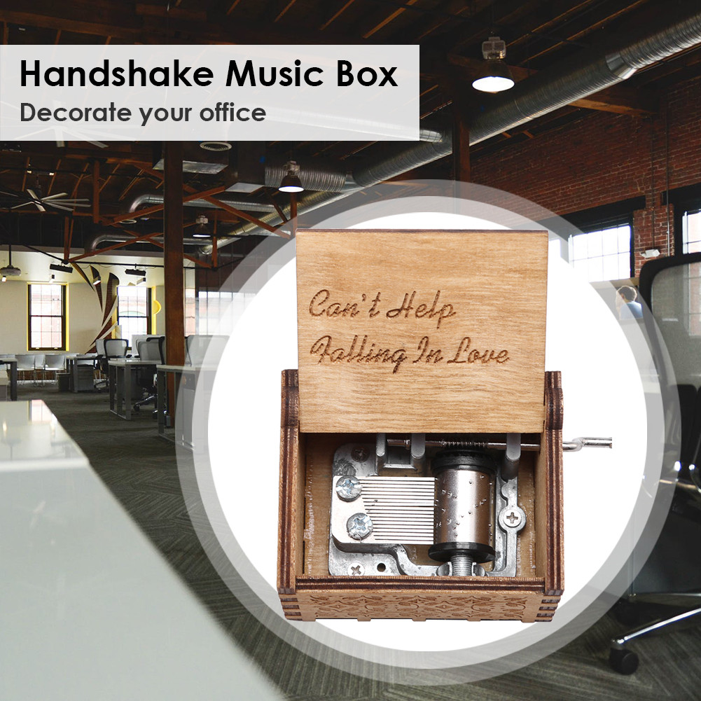 Wooden Graduation Music Box Exquisite Household Mini Ornaments Creative ...