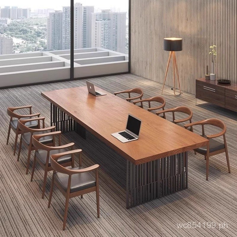 Simple Reception Table Conference Table Desk and Chair Negotiation ...
