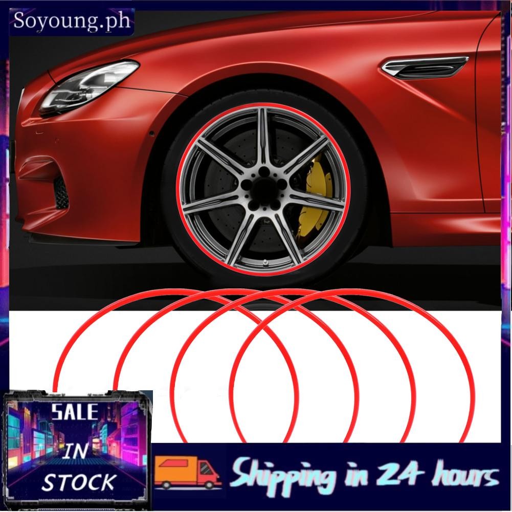 soyoung Wheel Rim Protector Aluminum Alloy Hubcap Curb Rash Cover 20 ...
