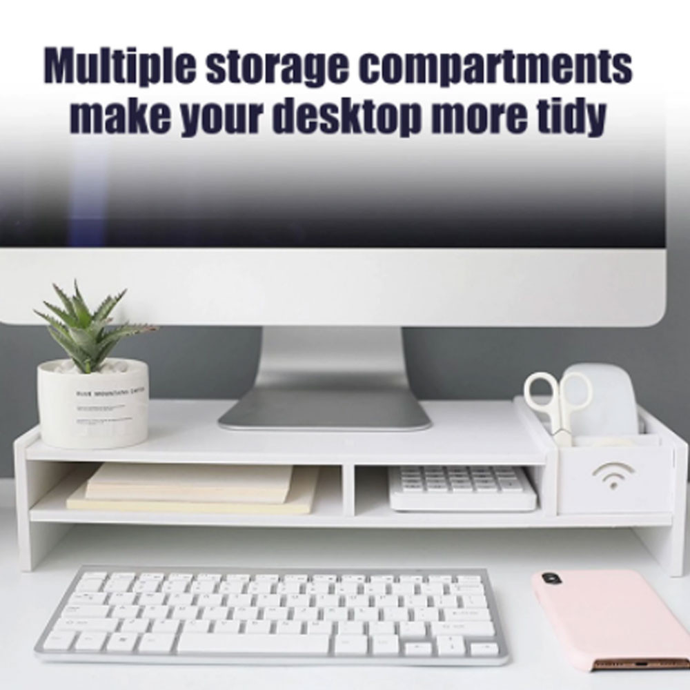 Monitor Riser Stand with Storage – Desktop Organizer for Printer ...