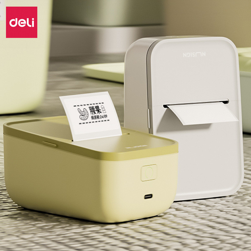 Deli Nusai Q5Label Printer Portable Bluetooth Thermal Self-Adhesive ...
