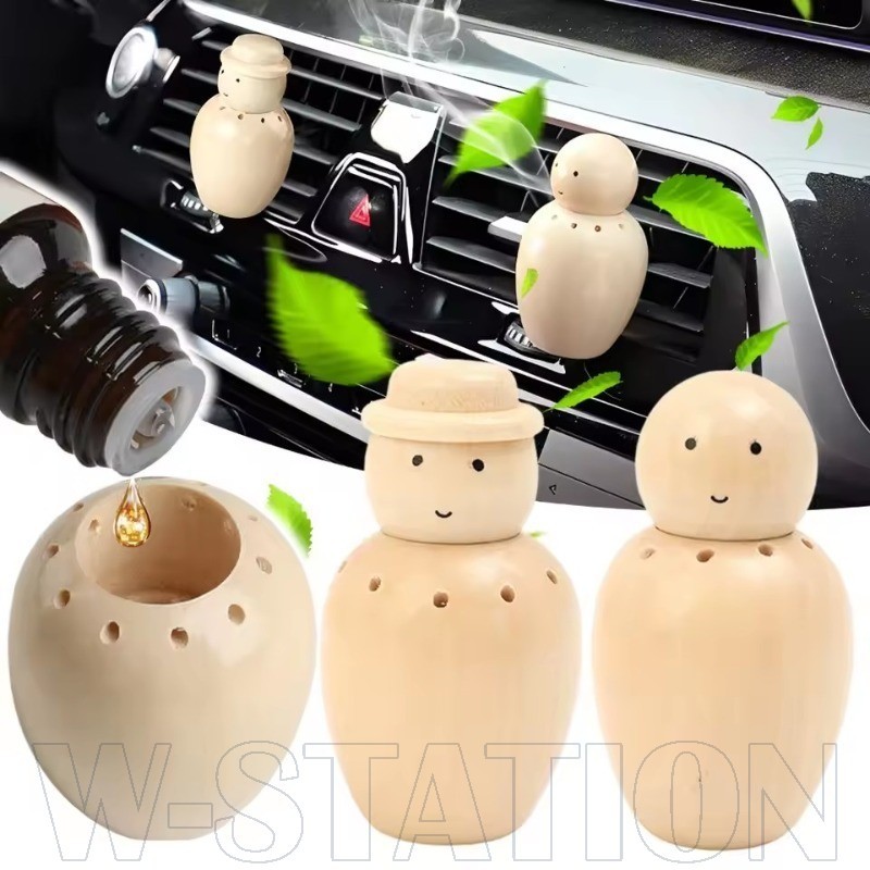 1/2Set Doll Essential Oil Diffuser - Car Perfume Bottle - Cute ...