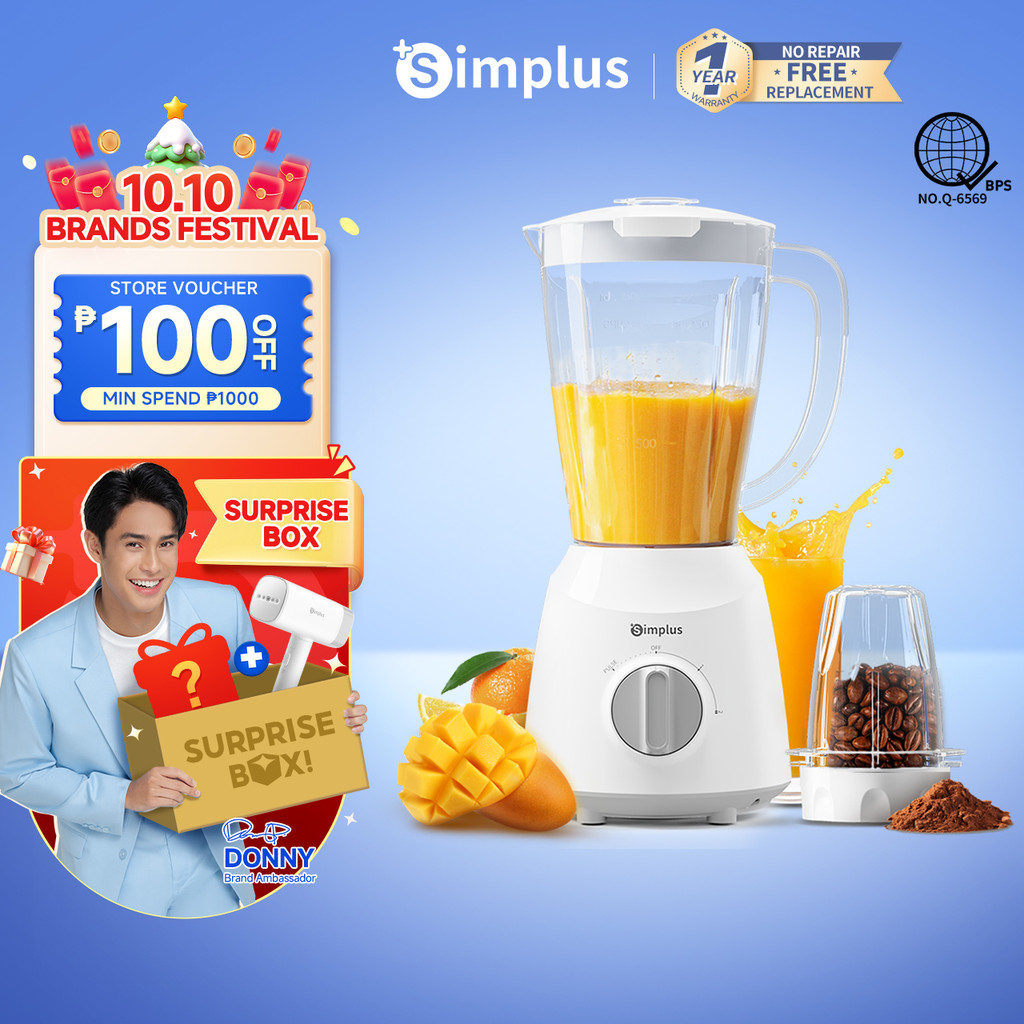 Simplus Multi-functional Blender Juicer Blender Grinder Chopper 400W ...