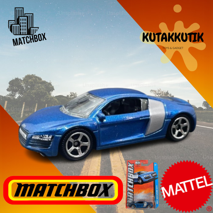 Matchbox Audi R8 Blue MBX Adventure City Sport Sedan Car | Shopee ...