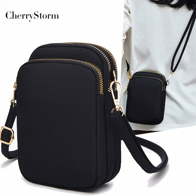 Women's Crossbody Phone Sling Bag New Mini Bag Oxford Cloth Bag Fashion  Shoulder Small Square Bag ch004