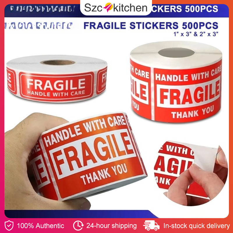 Shop fragile sticker for Sale on Shopee Philippines