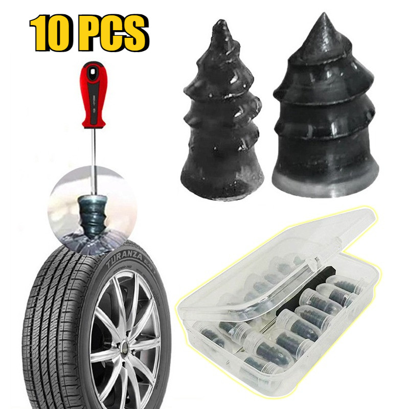 10Pcs Vacuum Tyre Repair Rubber Nails Portable Tyre Puncture Rubber ...