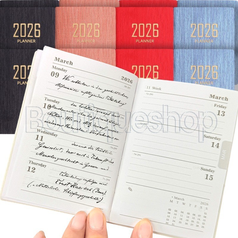 2026 Mini Planner - School Office Stationery Supplies - Portable ...