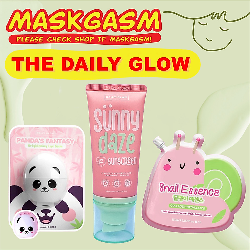 PANDA EYE BALM, SNAIL ESSENCE COLLAGEN, SUNNY DAZE - THE DAILY GLOW ...