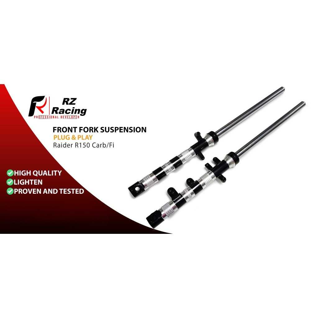 RZ Racing Fork Suspension Front Shock (715mm) Raider R150 Carb | Shopee ...