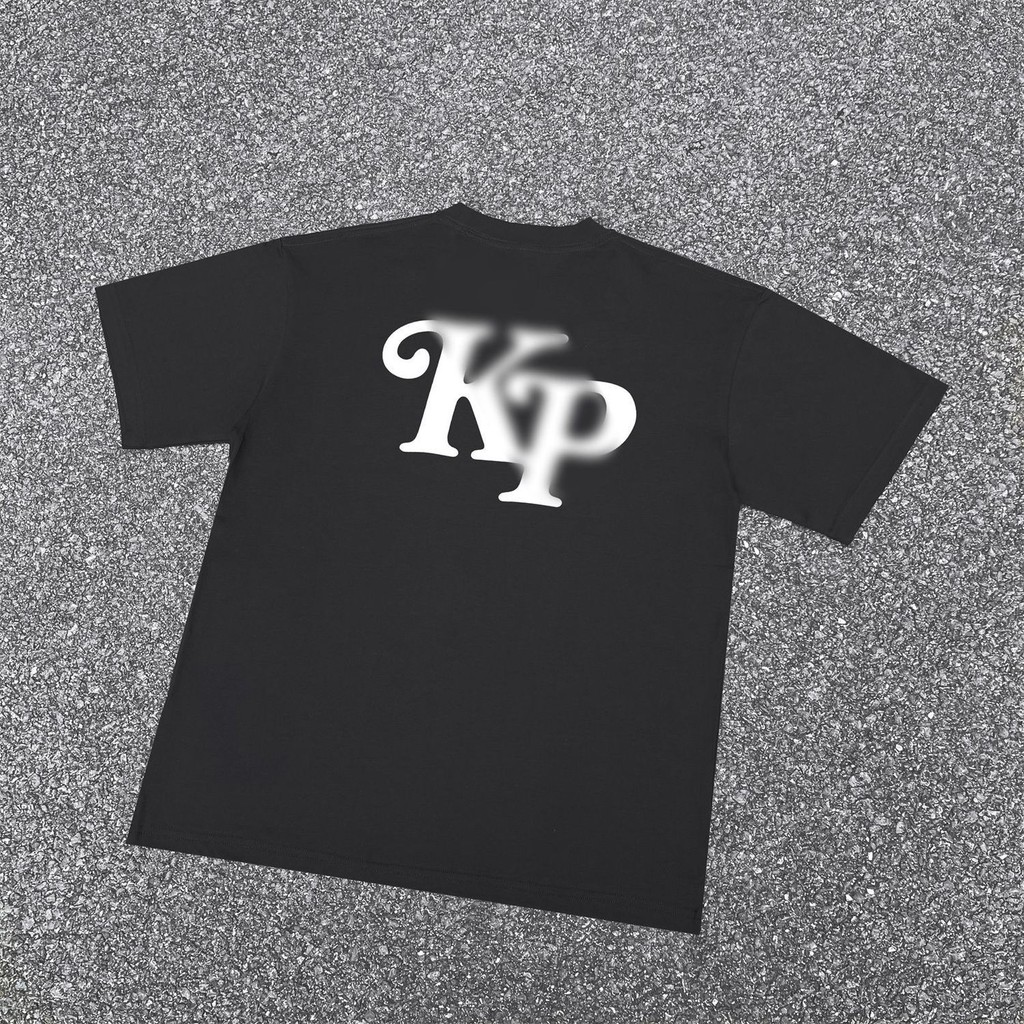 Kenzo letter pattern printed logo short sleeved T-shirt for men and ...