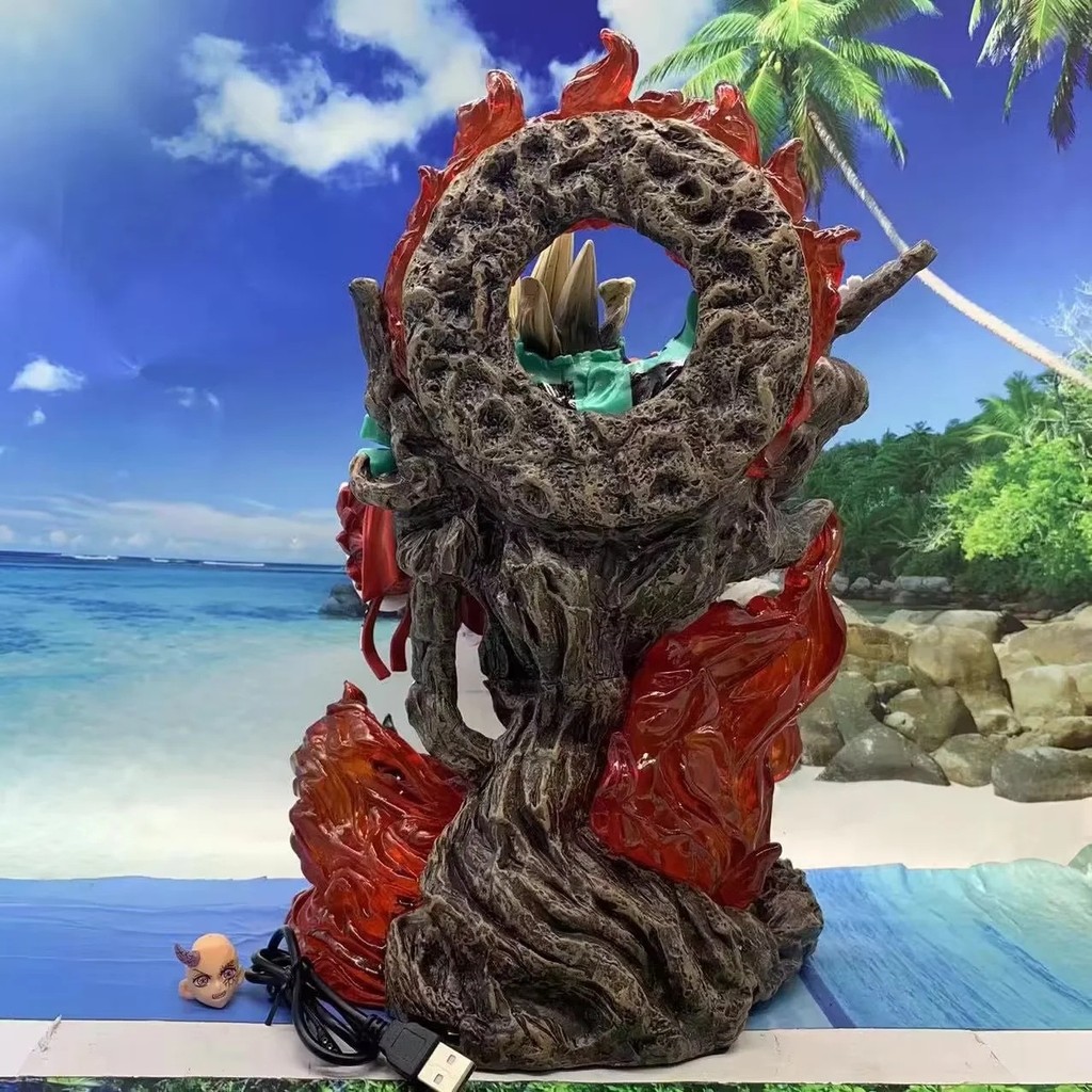 Demon Slayer GK Mutated Kamado Nezuko DoubleHeaded Statue SevenColor