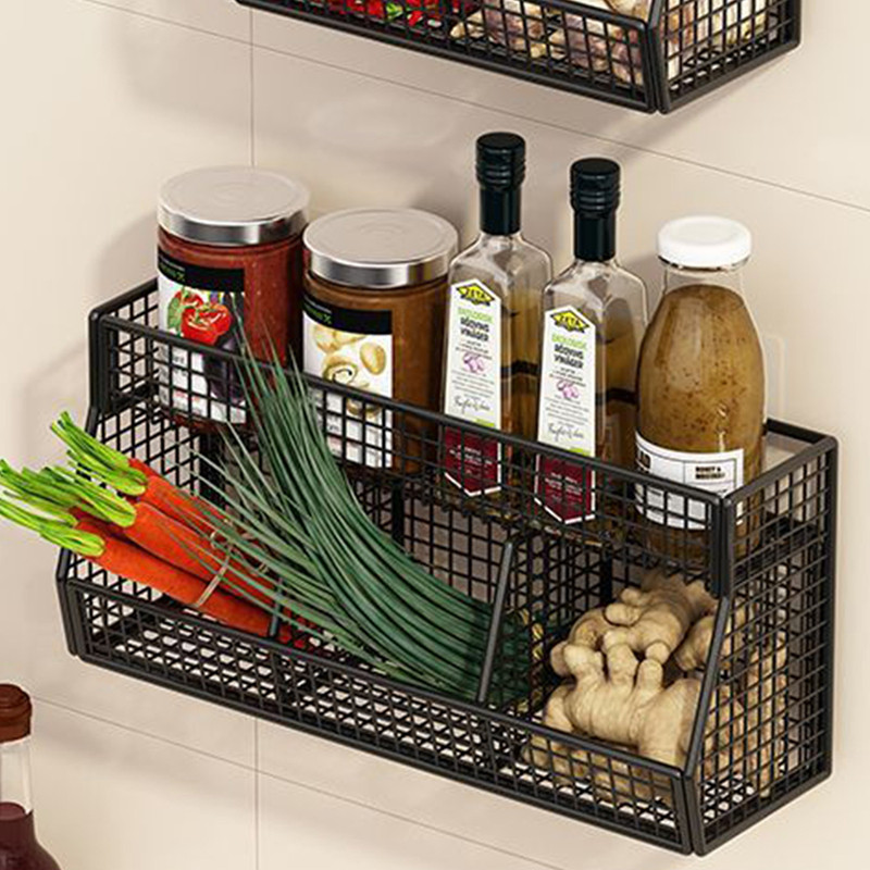 Uliekhy Kitchen Wall Mounted Organizer Rack Storage Hanging Shelf ...