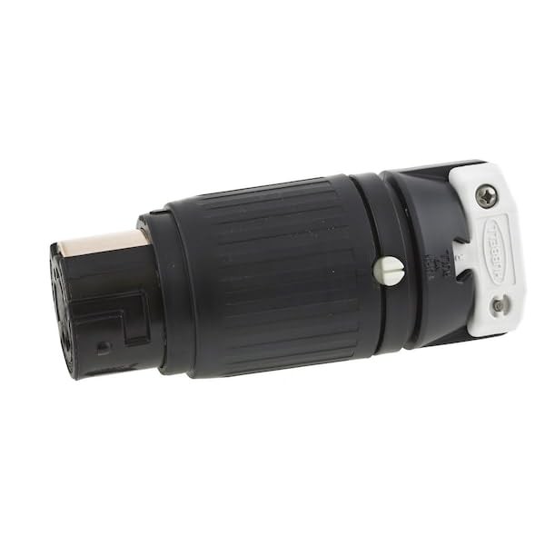 Hubbell HBL3764C Locking Connector, 50 amp, 250 VDC/600 VAC, 3 Pole, 4 ...