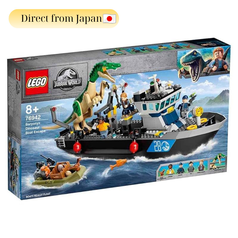 LEGO Jurassic World Set 76942 Baryonyx River Escape Toy Blocks Gift for ...