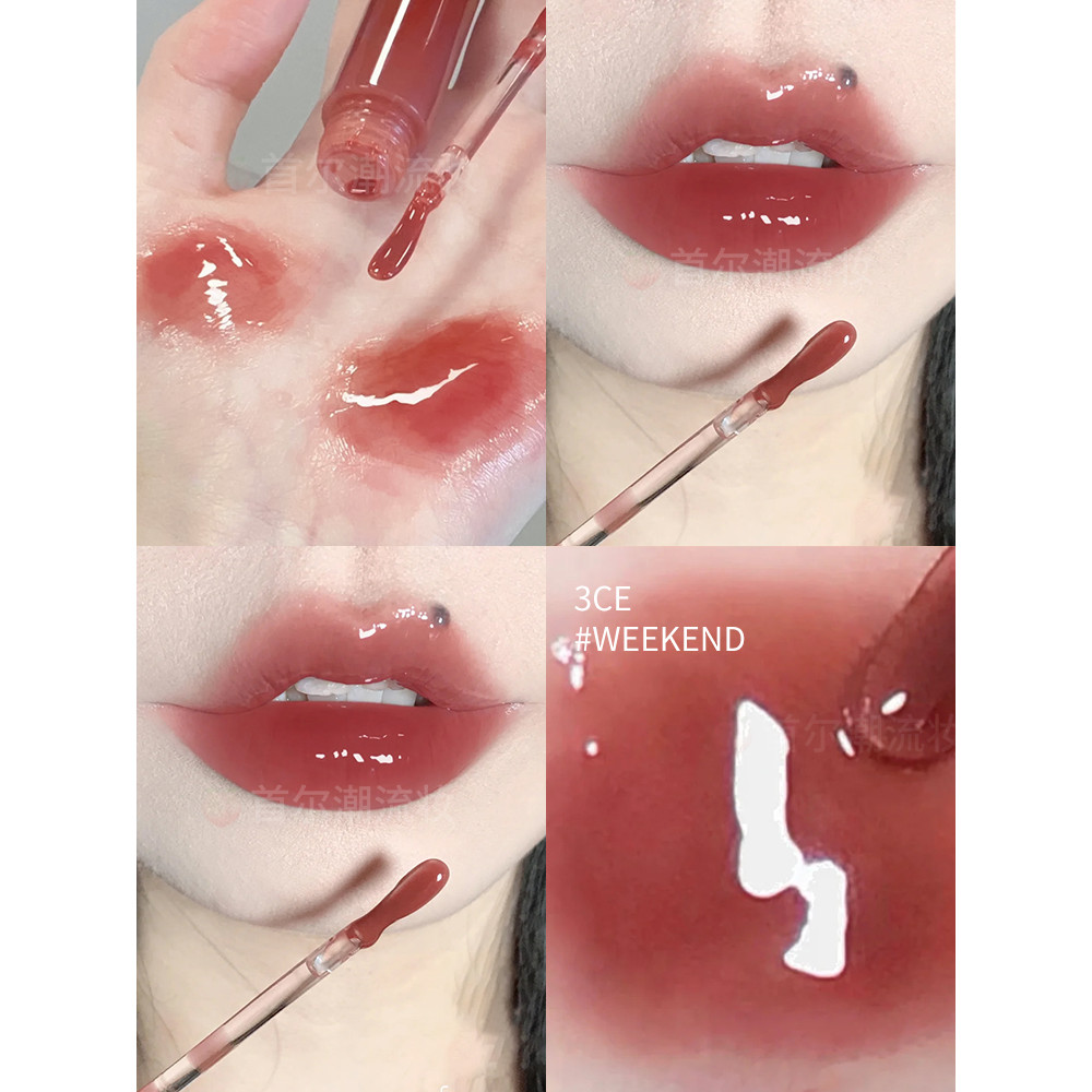3ce Small Honey Spoon Lip Glaze weekend Solid Lip Gloss Mirror Water ...