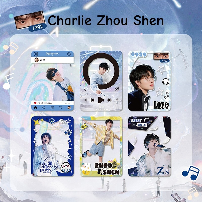 5-18pcs Chinese Drama Actor Lu Han Charlie Zhou Shen Lomo Cards Yu Qi ...