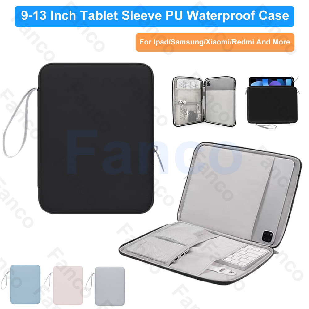 9-13 Inch Tablet Sleeve Case for iPad 7/8/9/10th iPad Air/Pro Bag for ...