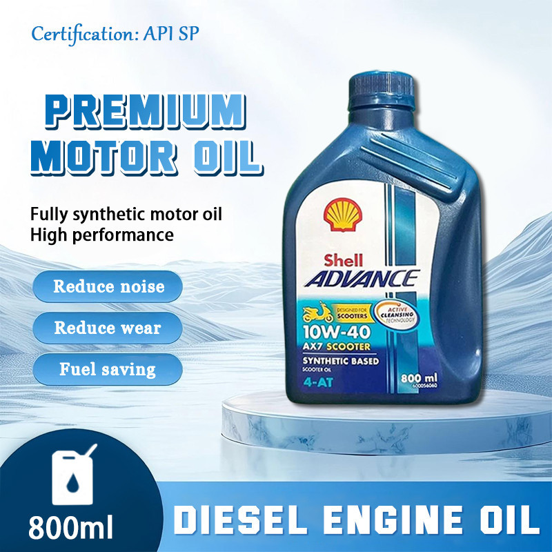Premium Shell Advance 10W-40 Engine Oil for Automatic Transmission ...