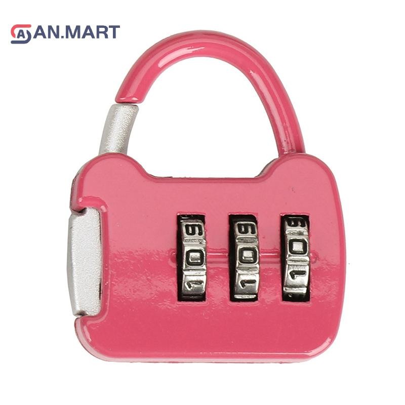 bigdealsbest 3 Dial Luggage Travel Digit Number Code Lock Combination ...