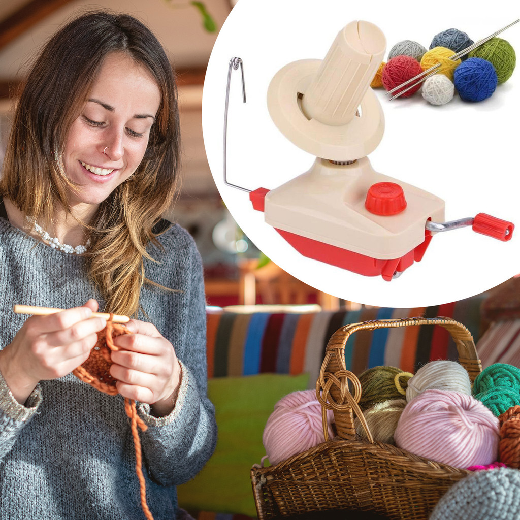 Yarn/Fiber/Wool/String Ball-Winder Hand-Operated Time Saving Diy Yarn ...
