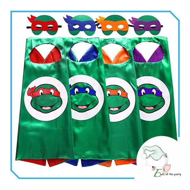 Teenage Mutant Ninja Turtles (TMNT) Cape and Mask / Halloween | Shopee ...