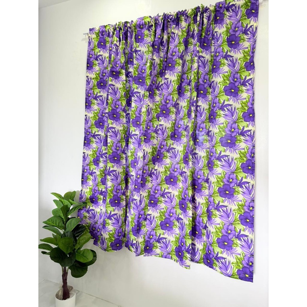 Non-Ring Printed Geena Curtain-Assorted Design/Sold per piece/Valancer ...