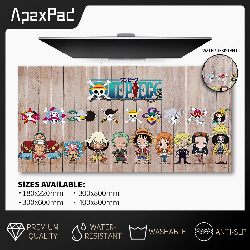 One Piece Luffy Large Mouse Pad Computer Pad Desk Non-slip Table Pad ...