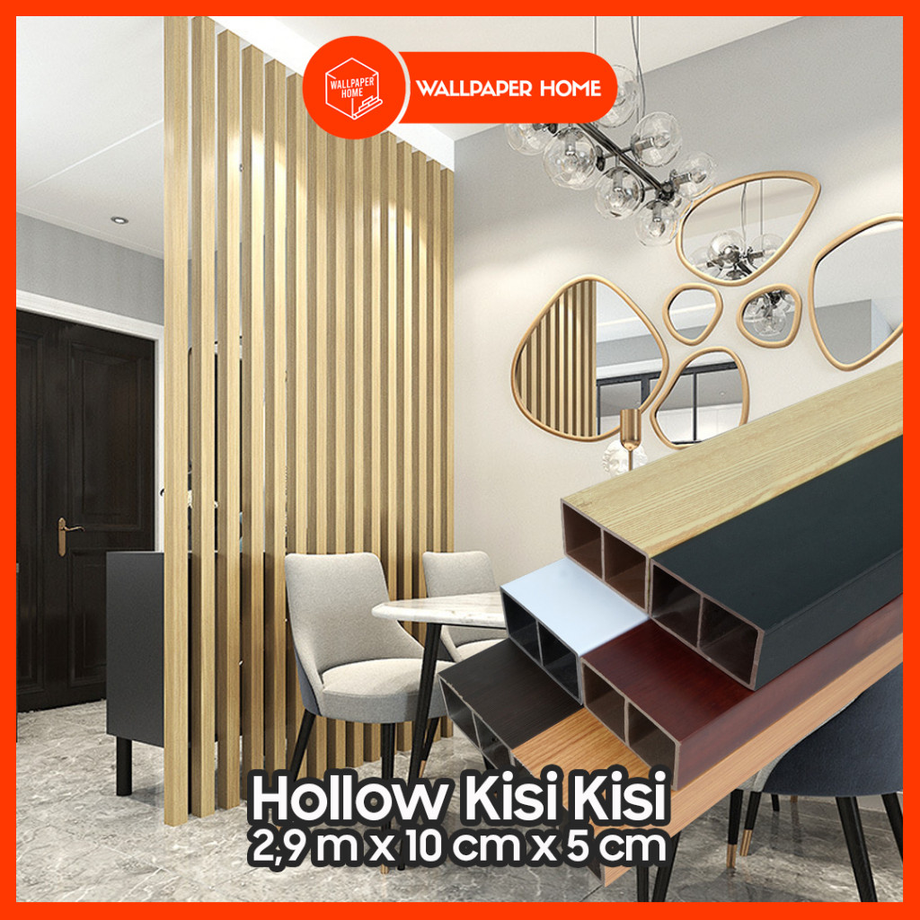 2.9m High Room Divider Grille PVC Wood Pattern Room Divider/ WALL PANEL ...