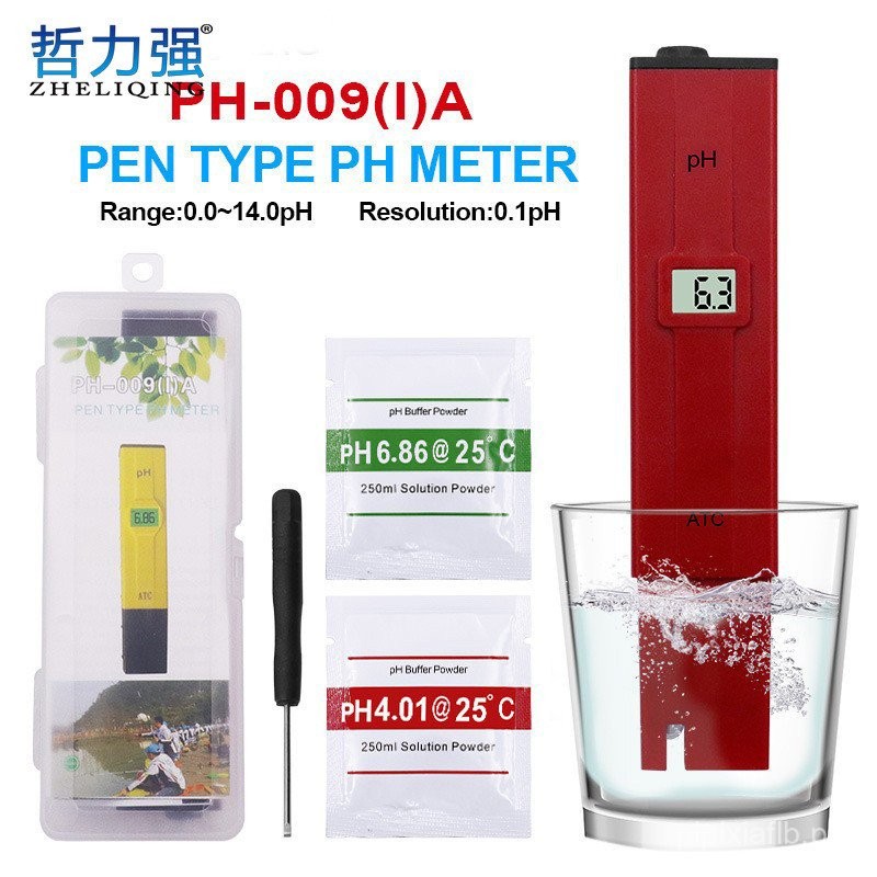 Test the pH level ph Pen Tester Water Quality Temperature Compensation ...