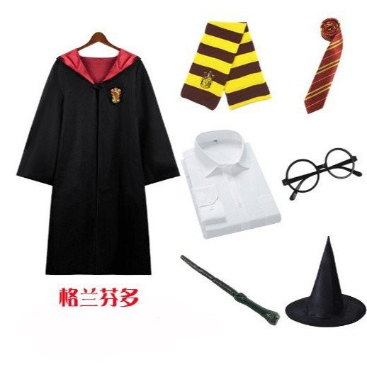 Harry Potter Magic Robe cosplay Costume Hermione Clothes Halloween ...