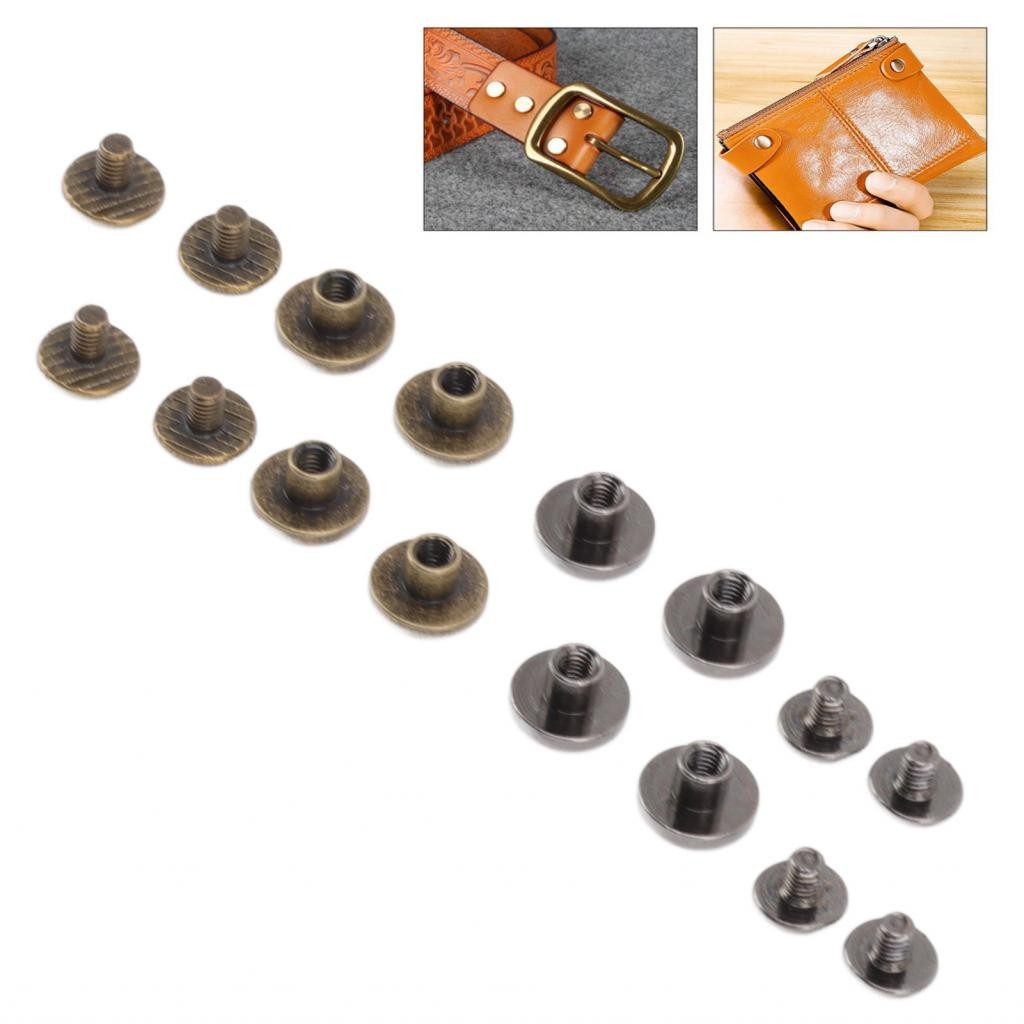 Chicago Screws 200 Sets Premium Brass Leather Craft Rivets for ...