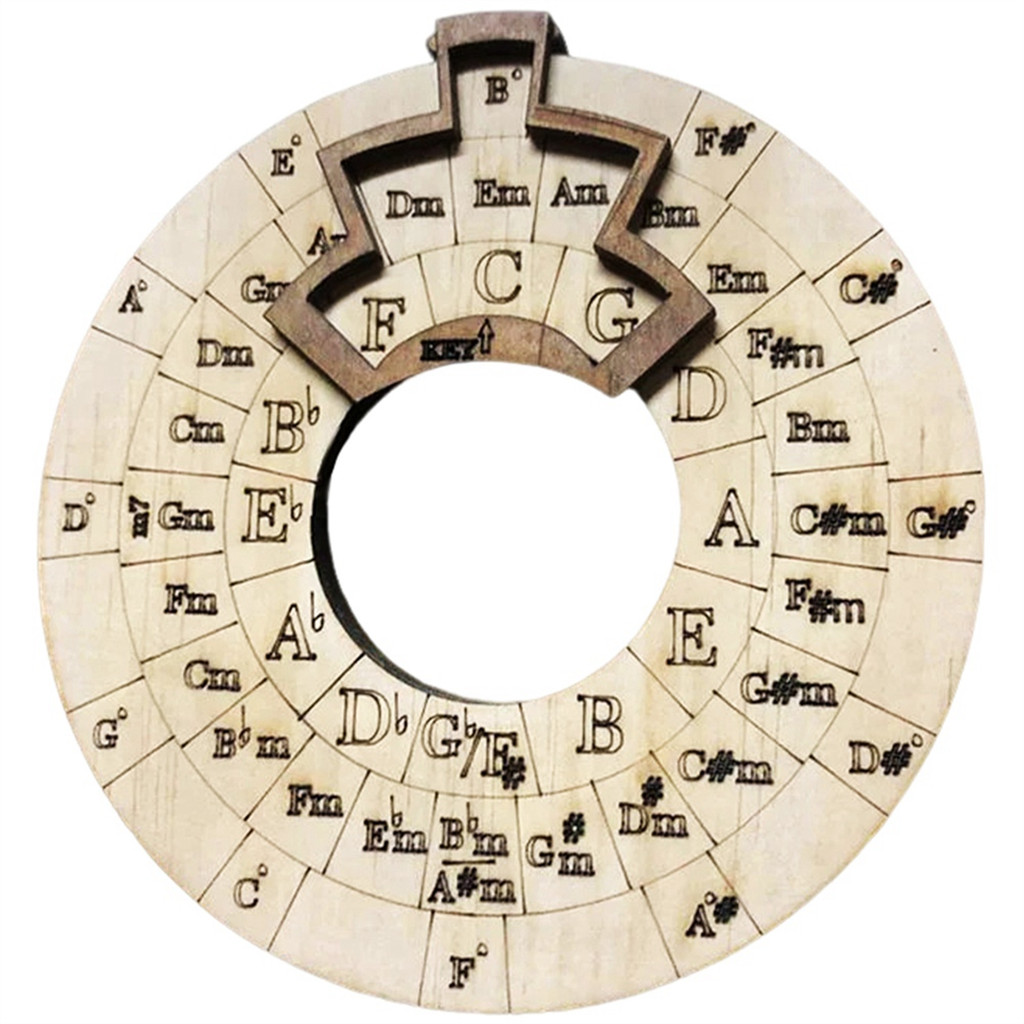 COD-Notes Musical Instruments Easy to Carry Educational Chord Wheel ...