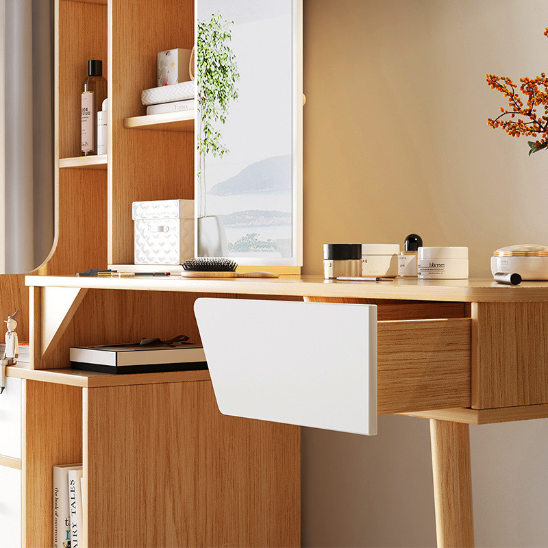 New Dressing Table Bedroom Girl Corner Dressing Table with Storage ...