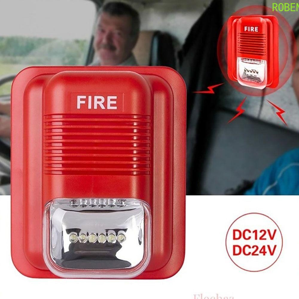 ROBEN Fire Alarm System, Wireless Technology Strobe Light Wireless Fire ...