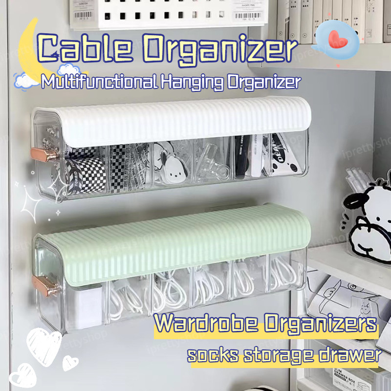 Wall Mounted Storage Box Data Cable Storage Box Multi-drawer Container ...