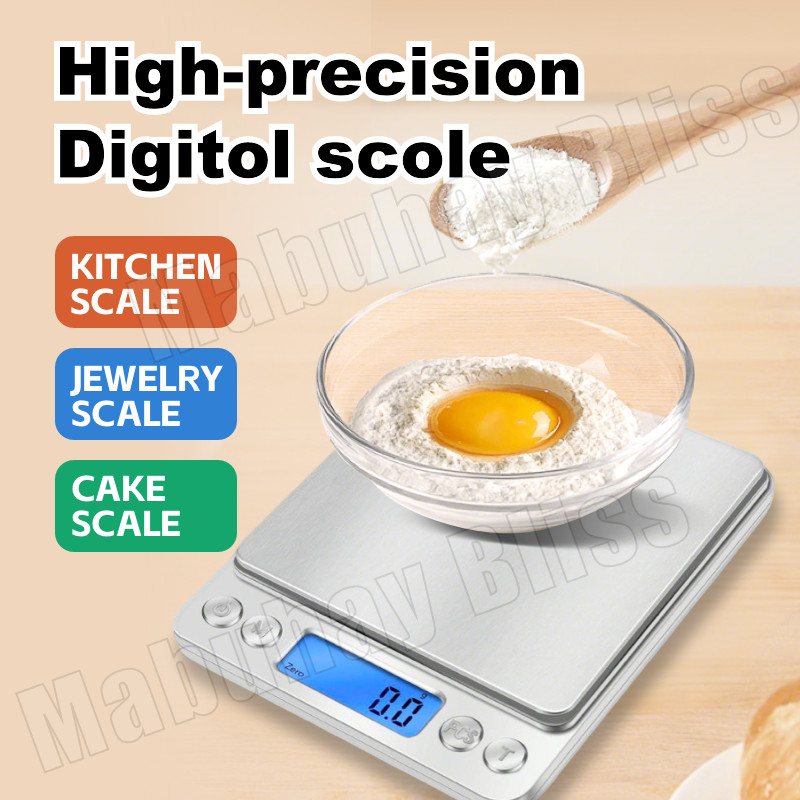 【HOT】Digital Kitchen Scale 1kg/0.1g Precision Food Scale for Cooking ...