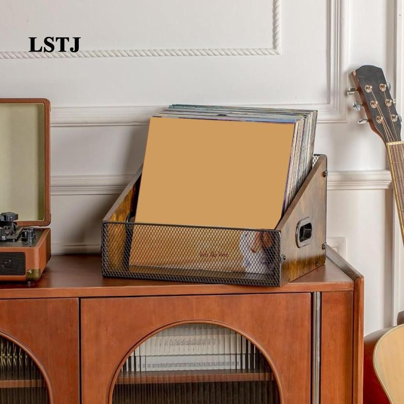 [Lstjj] Vinyl Record Storage Rack, Desktop File Organizer for Comic ...