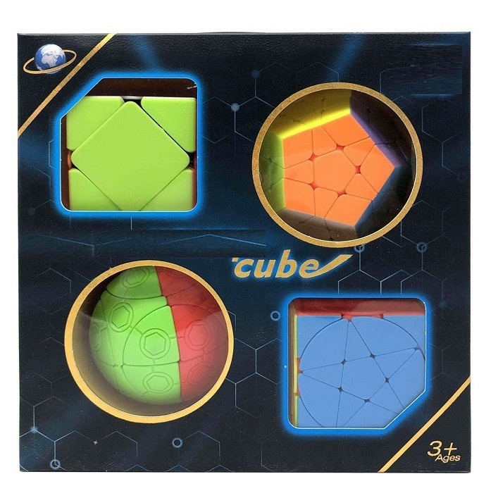 Children's Solid Color Export Four-in-One/Six-in-One Magic Cube Set ...