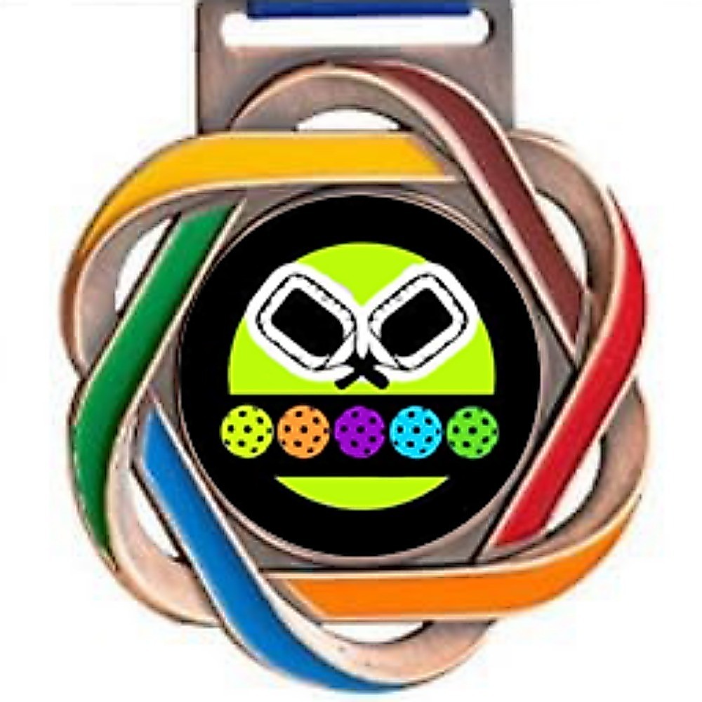 10 To 50 PCS 70Mm Personalized Medal Pickleball Winner Award Medal For ...