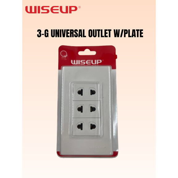 WiseUp All-in-One Outlet Pack–1-Gang, 2-Gang, 3-Gang Universal with ...