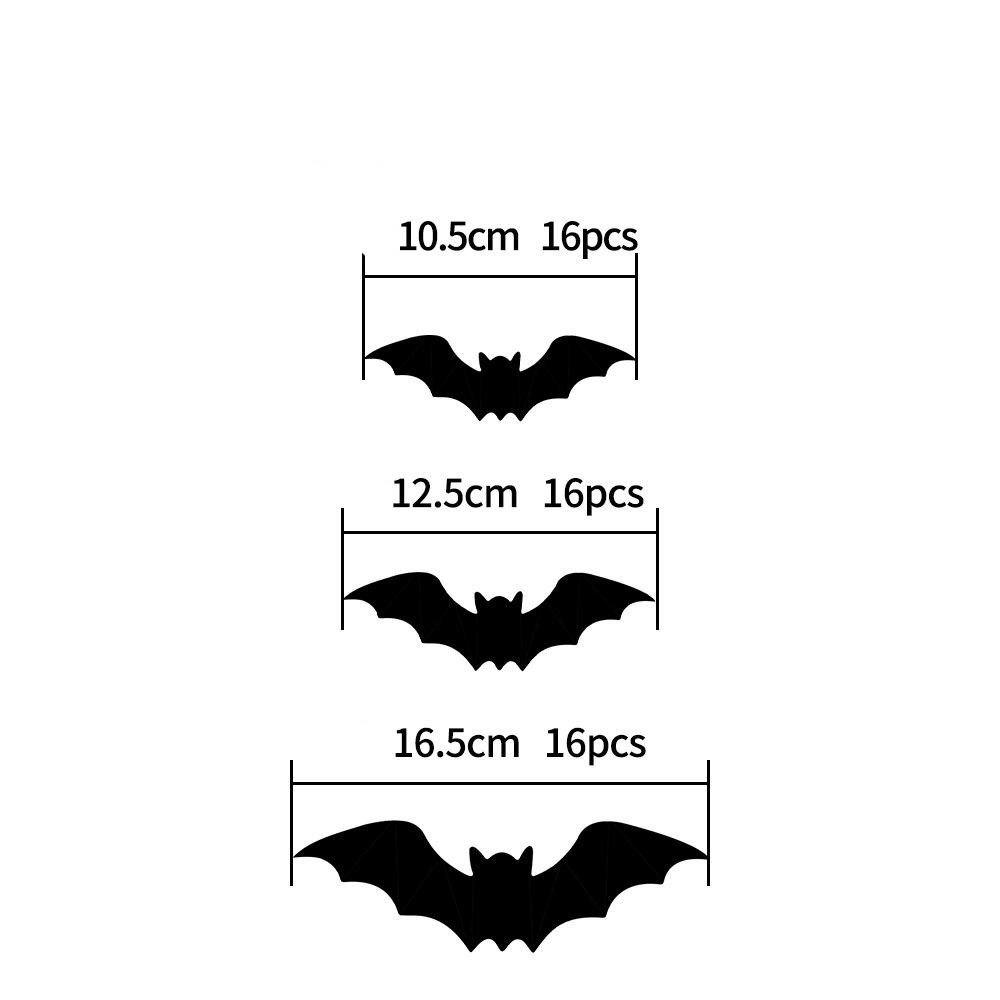 Reusable Glowing Bat Group Led Lighted Halloween Decoration Classic Eco ...