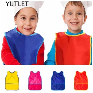 Ztexkee Children Drawing Apron Unisex For Painting Waterproof Artist