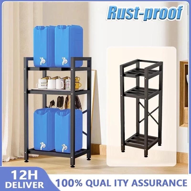 3Layer Water Container Rack Stand Rust-Resistant Water Gallon Rack ...