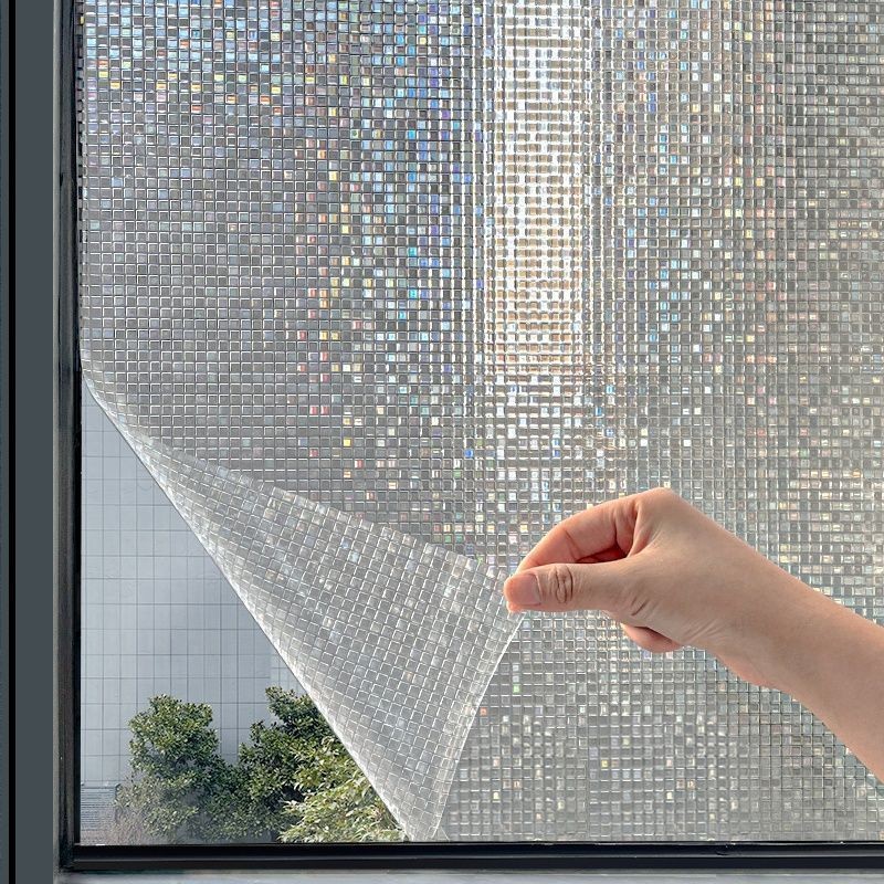 Window Frosted Glass Sticker Transparent Opaque Bathroom Bathroom Anti ...