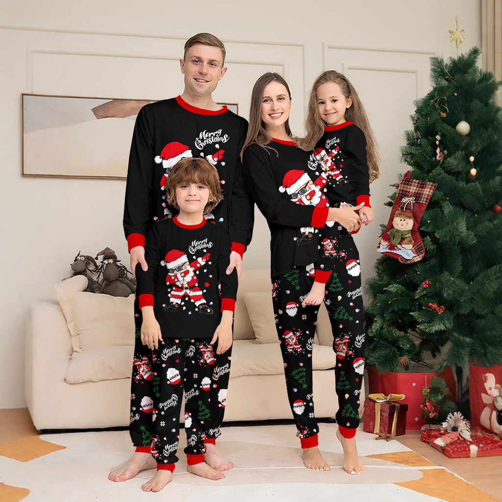2025 Family Christmas Pajamas Matching Sets Long Sleeve for Womens Mens ...