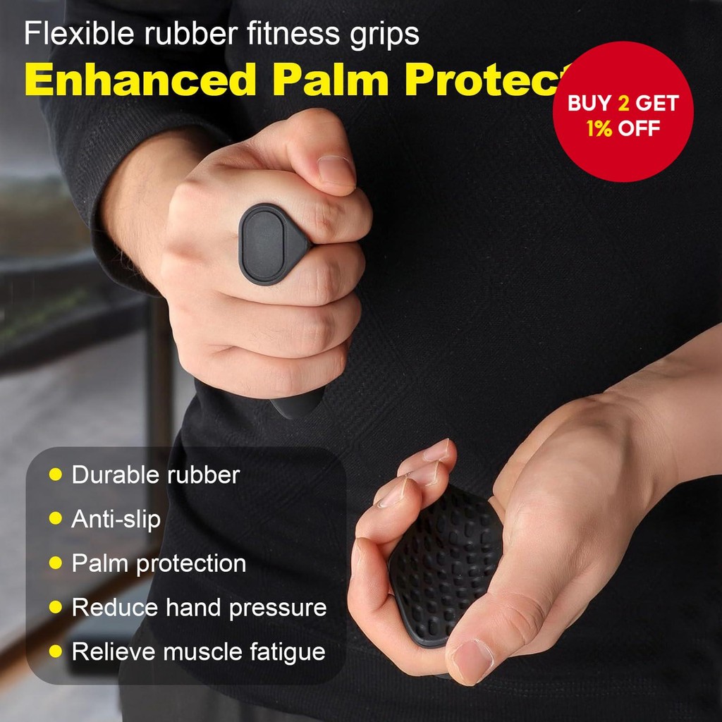 Fitness Dumbbell Weightlifting Silicone Palm Protector With Anti Slip ...