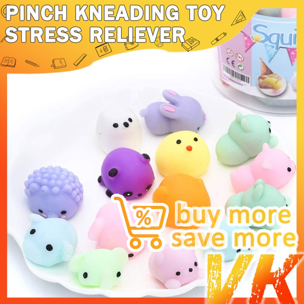 20 pièces Mochi Squishy jouet Kawaii Mini animaux Squishies soulagement du Stress jouets pour enfants garçons filles cadeaux d'anniversaire cadeaux de fête prix